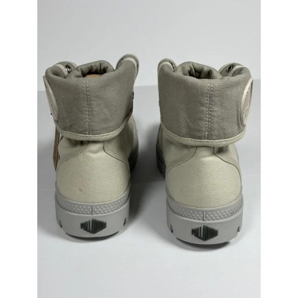 Palladium Baggy Boots Vapor Grey Canvas High Top Fold Down Men's 8 Streetwear